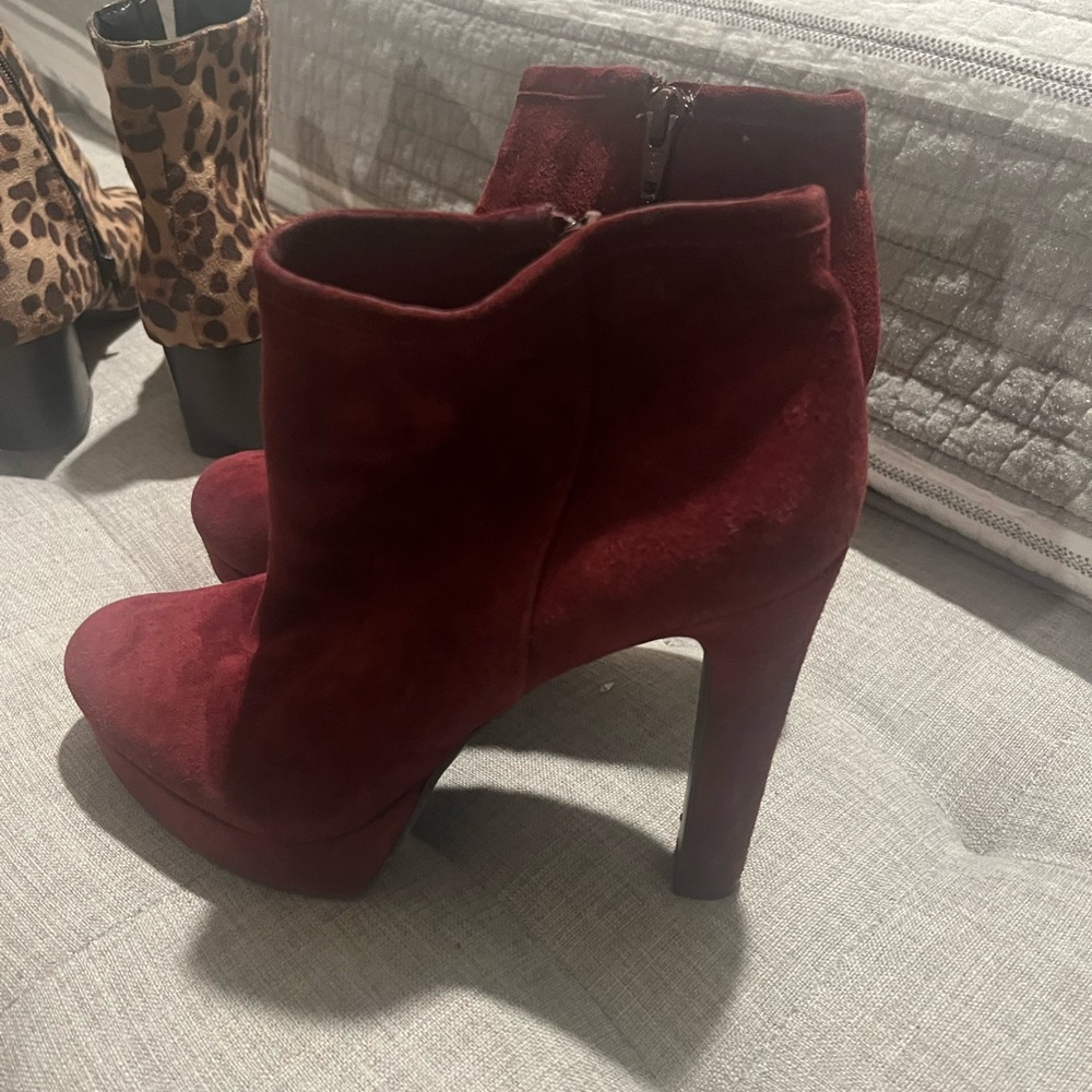 Women’s purple suave boots banndadini sz 9